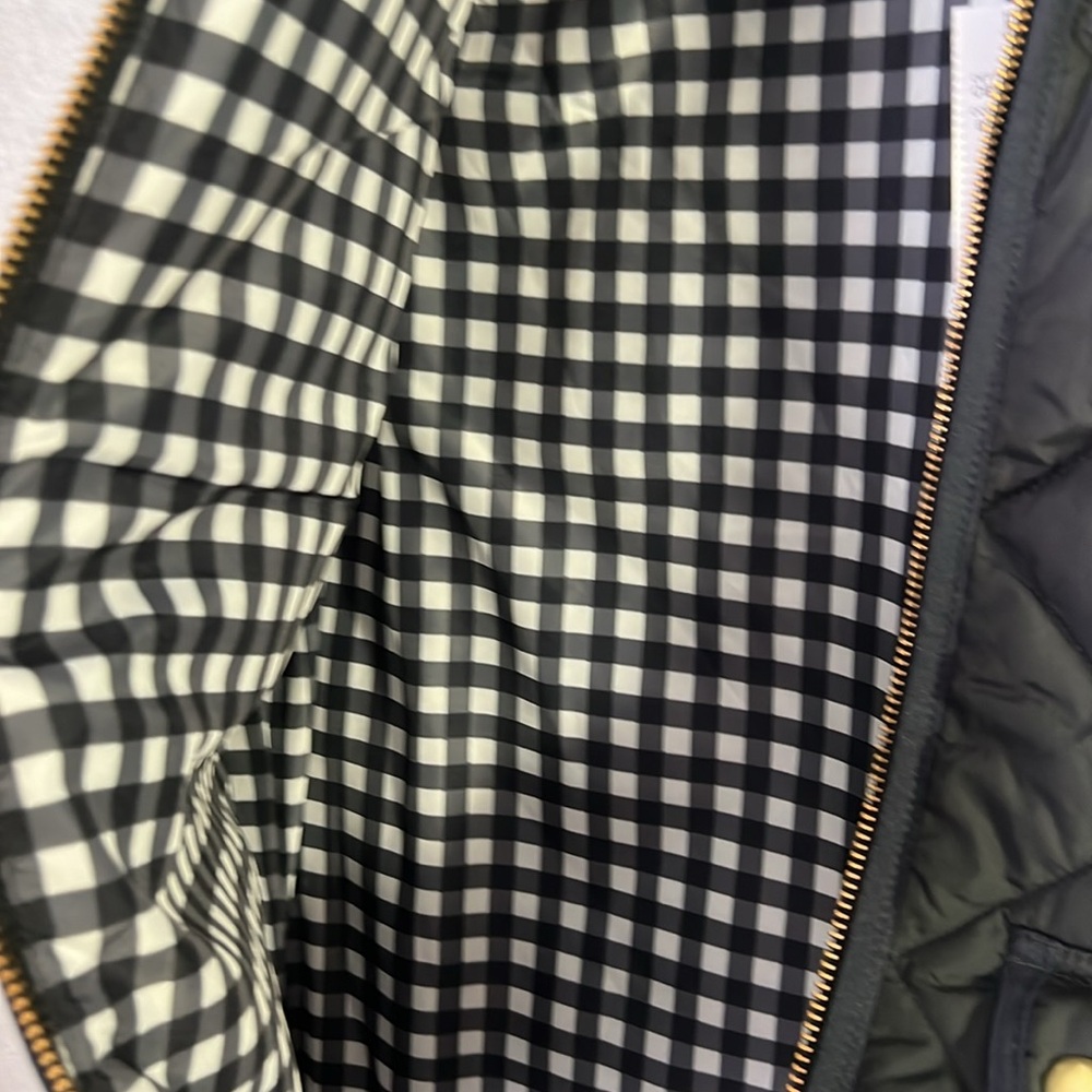 J.Crew Quilt vest women size S black NWT - Picture 7 of 9